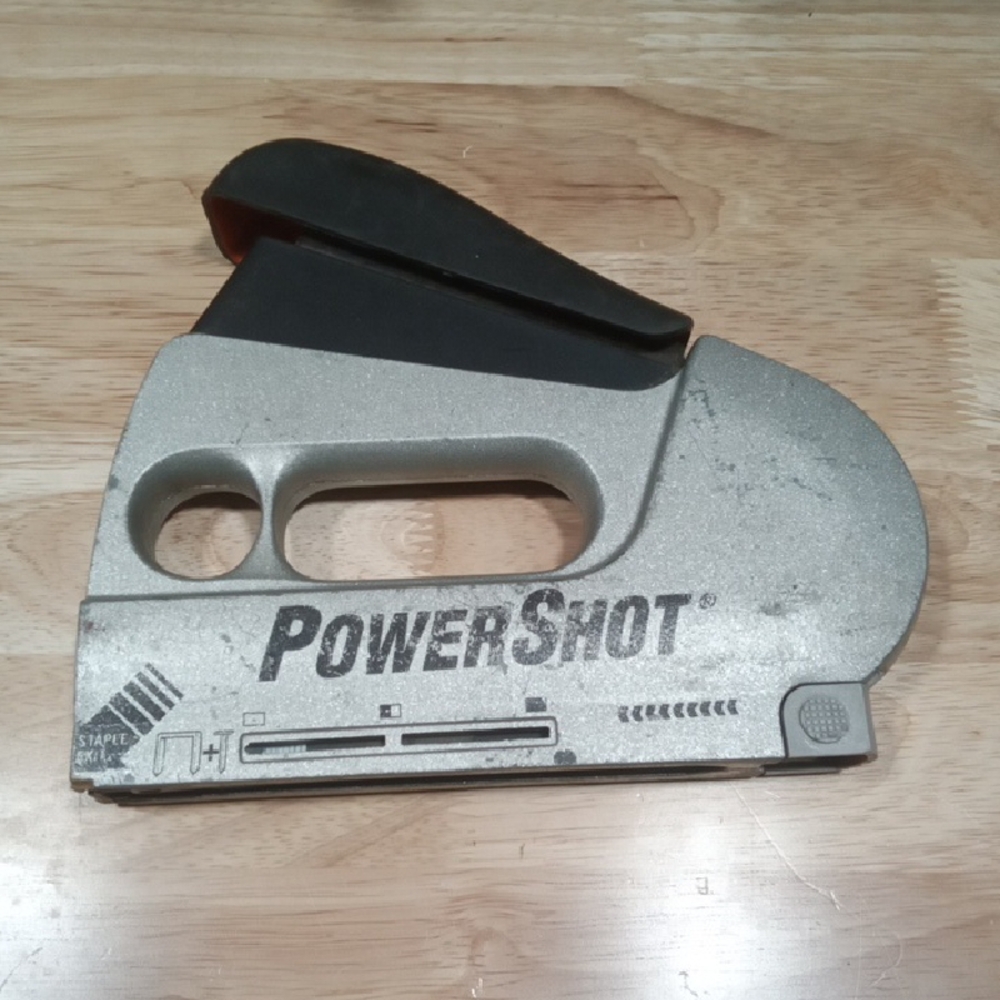 Silver and Black Staple Gun